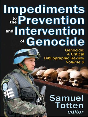 cover image of Impediments to the Prevention and Intervention of Genocide